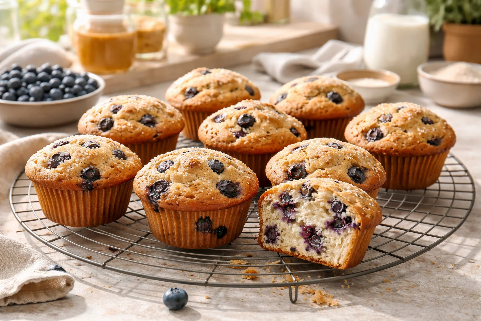 Deliciously Easy Gluten Free Blueberry Muffins Recipe to Try! 2 gluten free blueberry muffins recipe