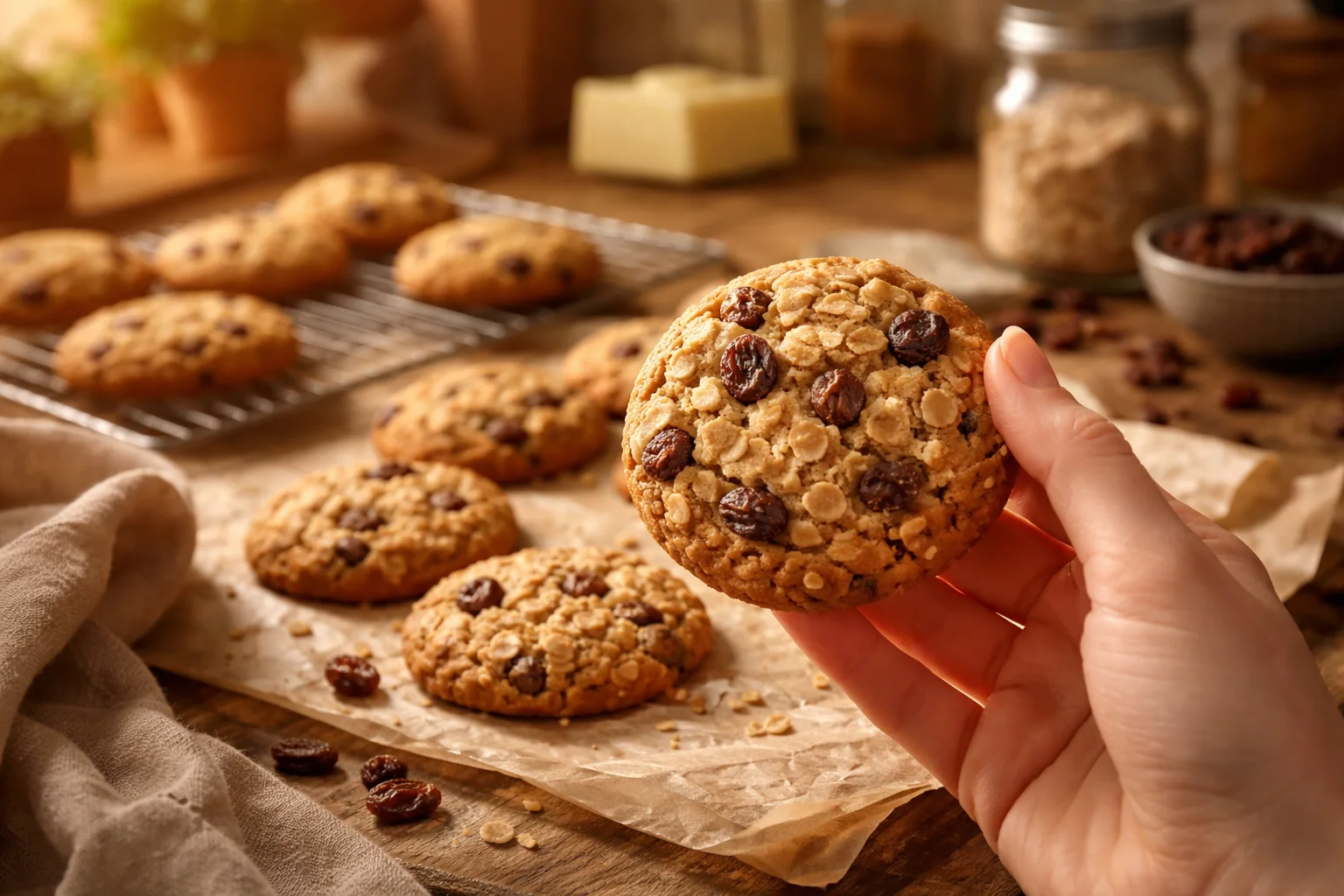 Deliciously Soft Gluten Free Oatmeal Raisin Cookie Recipe 2 deliciously soft gluten free oatmeal raisin cookie 2026 02 06 135505