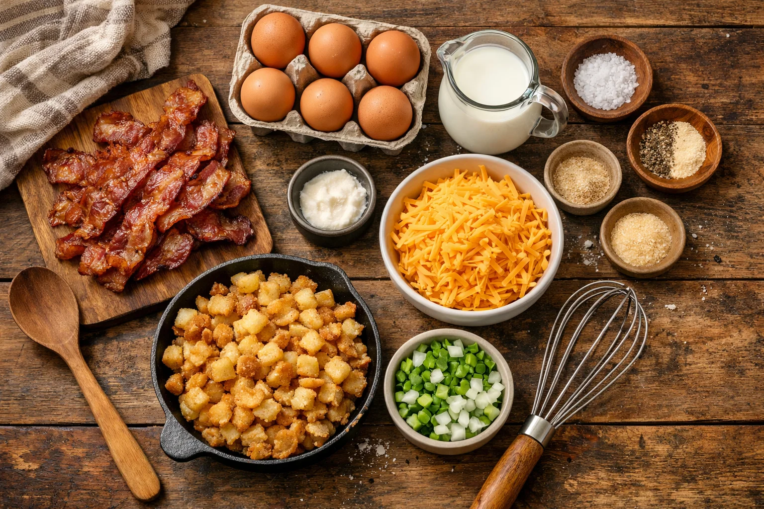 Delicious Bacon Egg and Cheese Casserole (Gluten-Free) Recipe 3 Delicious Bacon Egg and Cheese Casserole (Gluten-Free) Recipe