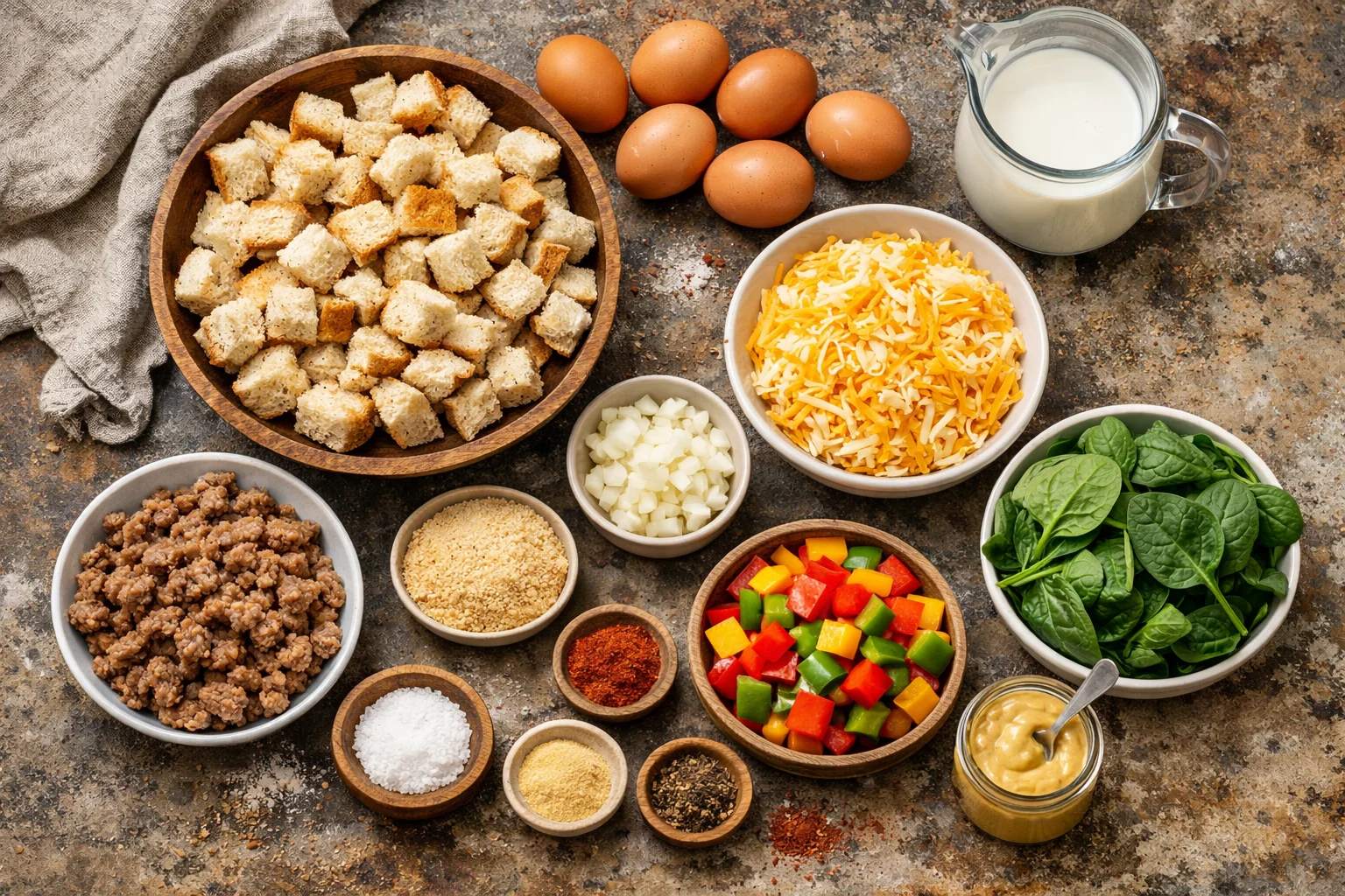 Delicious Breakfast Strata (Gluten-Free) for a Cozy Morning 3 Breakfast Strata (Gluten-Free)