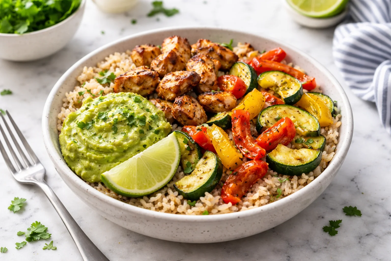 Delicious Gluten-Free Chicken Rice Bowl for a Quick Dinner 2 Gluten-Free Chicken Rice Bowl
