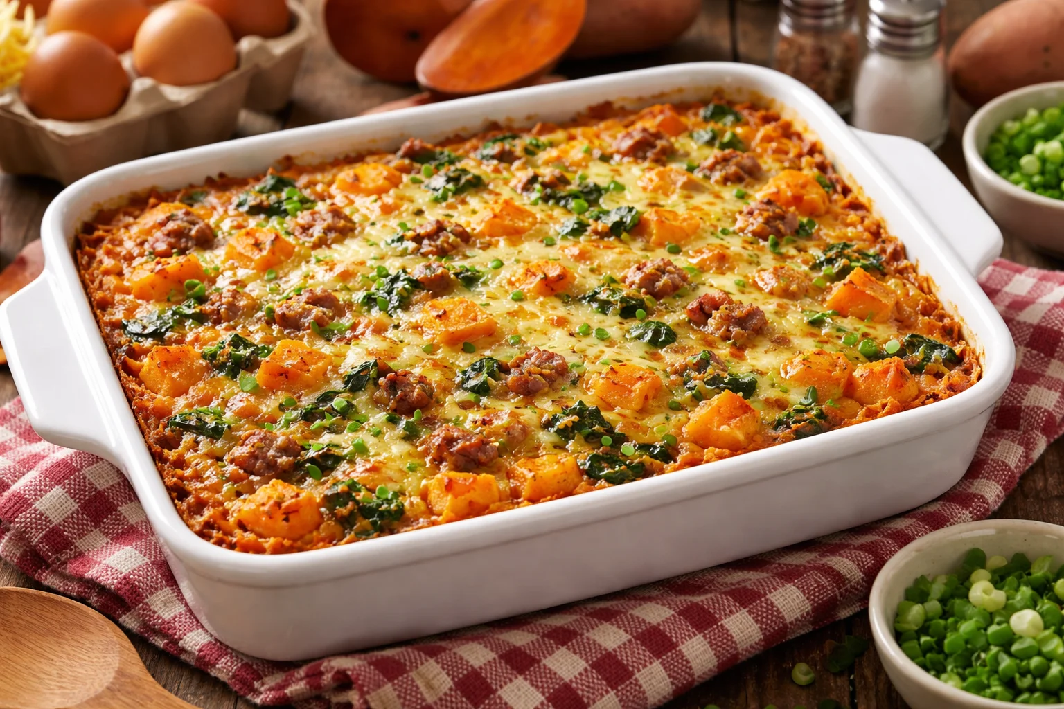 Delicious Sweet Potato Breakfast Casserole (Gluten-Free) Recipe 2 Sweet Potato Breakfast Casserole (Gluten-Free)