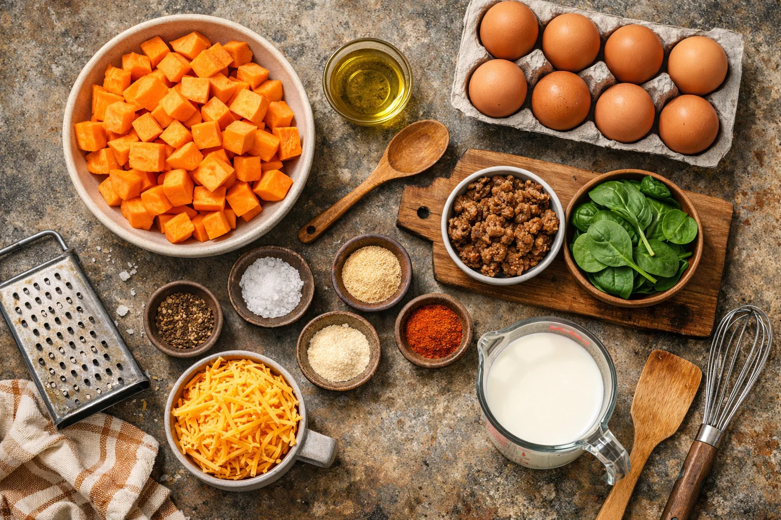 Delicious Sweet Potato Breakfast Casserole (Gluten-Free) Recipe 3 Delicious Sweet Potato Breakfast Casserole (Gluten-Free) Recipe