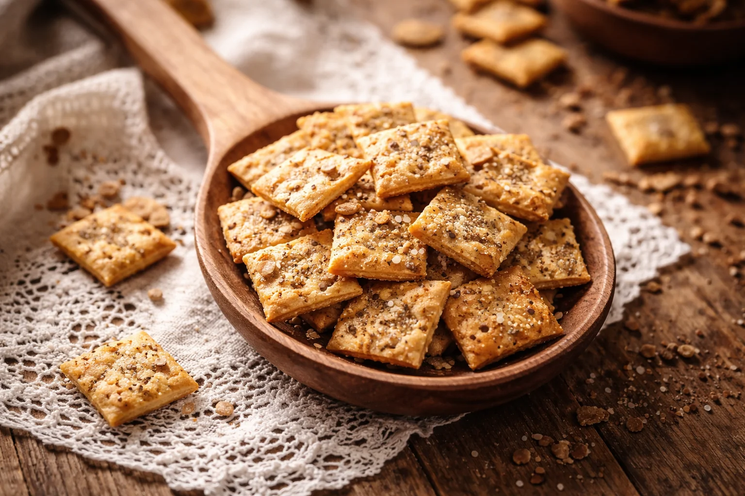 Deliciously Crunchy Gluten-Free Sourdough Discard Crackers 2 Deliciously Crunchy Gluten-Free Sourdough Discard Crackers