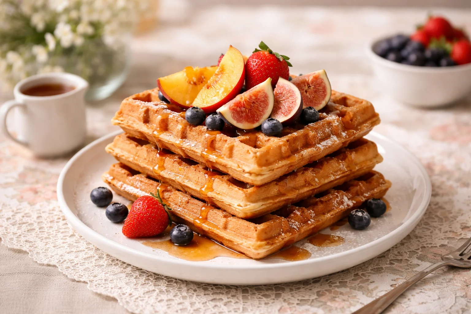 Deliciously Easy Gluten-Free Sourdough Discard Waffles 2 Gluten-Free Sourdough Discard Waffles