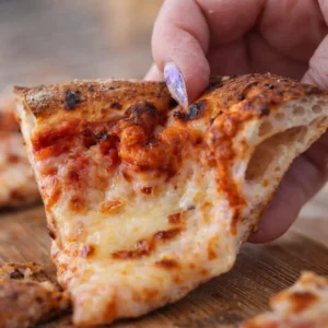 Delicious homemade Gluten-Free Sourdough Pizza Crust ready to bake.