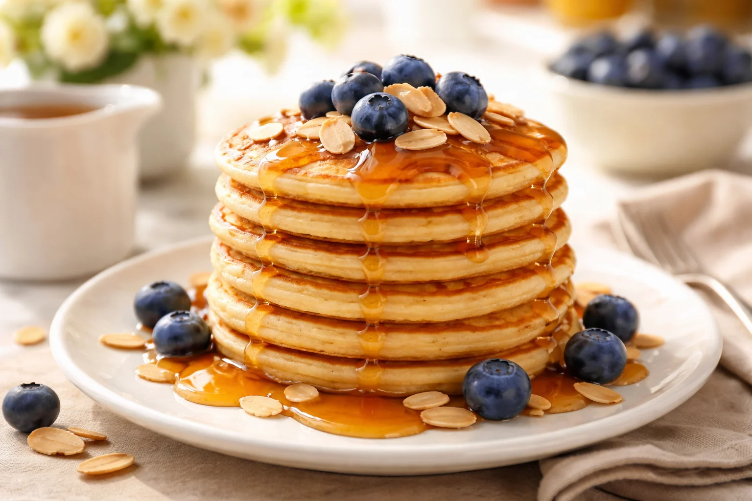 Fluffy Gluten-Free Almond Flour Pancakes for a Cozy Breakfast 2 Gluten-Free Almond Flour Pancakes