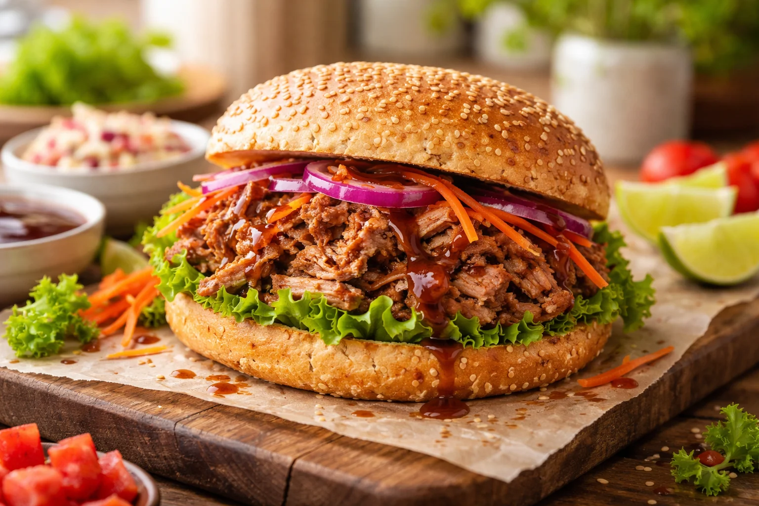 Juicy Gluten Free Pulled Pork (Crockpot) 2 Pulled Pork