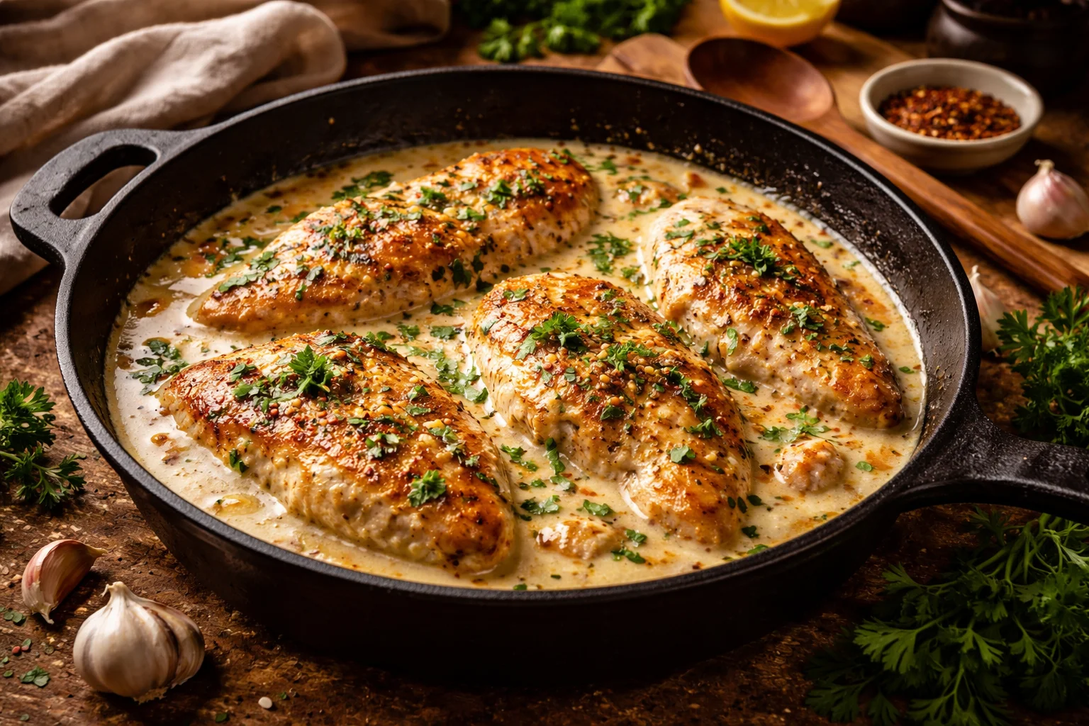 Savory Gluten-Free Garlic Butter Chicken in Just 30 Minutes 2 Gluten-Free Garlic Butter Chicken