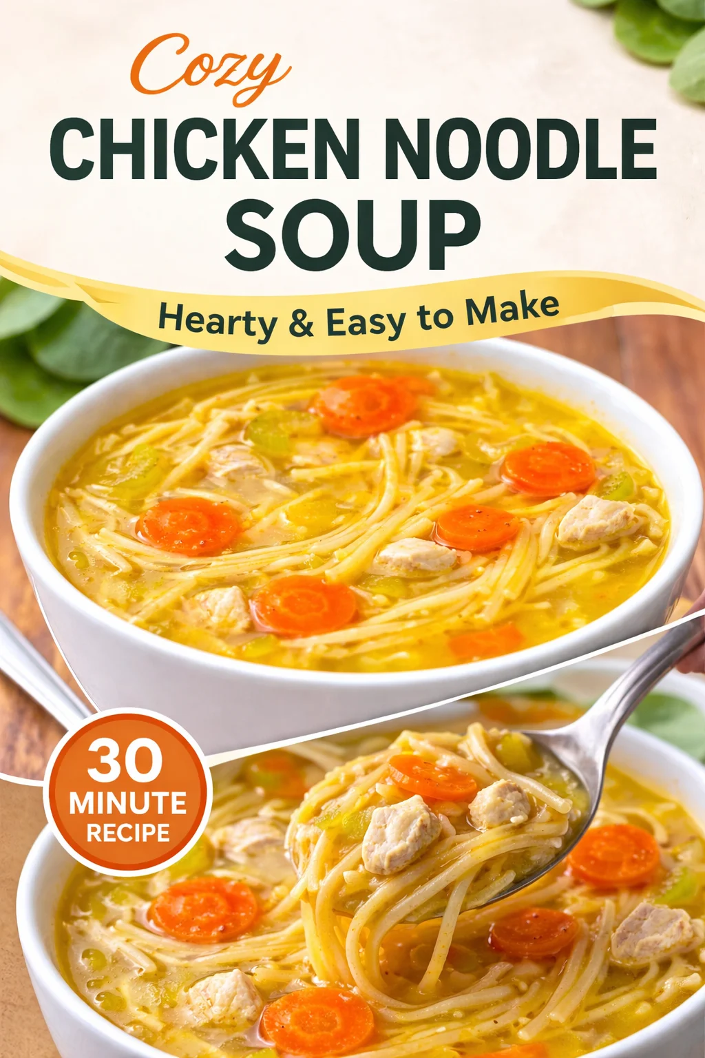 Warm and Cozy Gluten Free Chicken Noodle Soup for Your Soul 4 Warm and Cozy Gluten Free Chicken Noodle Soup for Your Soul