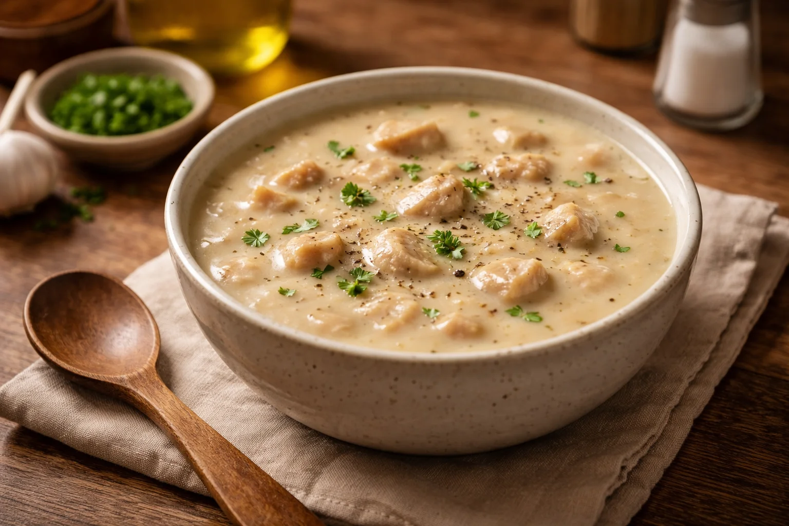 Whip Up This Cozy Gluten Free Cream of Chicken Soup Today! 2 Whip Up This Cozy Gluten Free Cream of Chicken Soup Today!