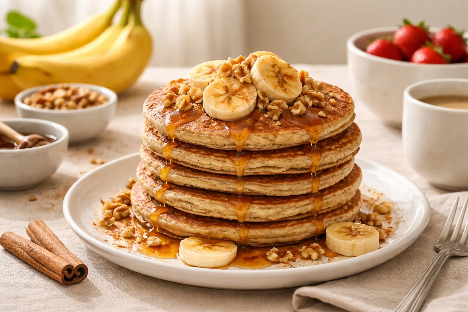 Deliciously Easy Gluten-Free Banana Cinnamon Pancakes Recipe 2 Deliciously Easy Gluten-Free Banana Cinnamon Pancakes Recipe