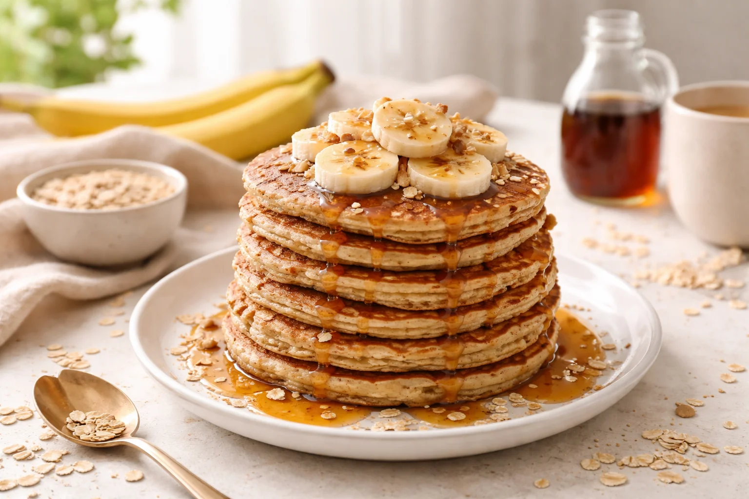 Deliciously Easy Gluten-Free Banana Oat Pancakes to Savor 2 Deliciously Easy Gluten-Free Banana Oat Pancakes to Savor