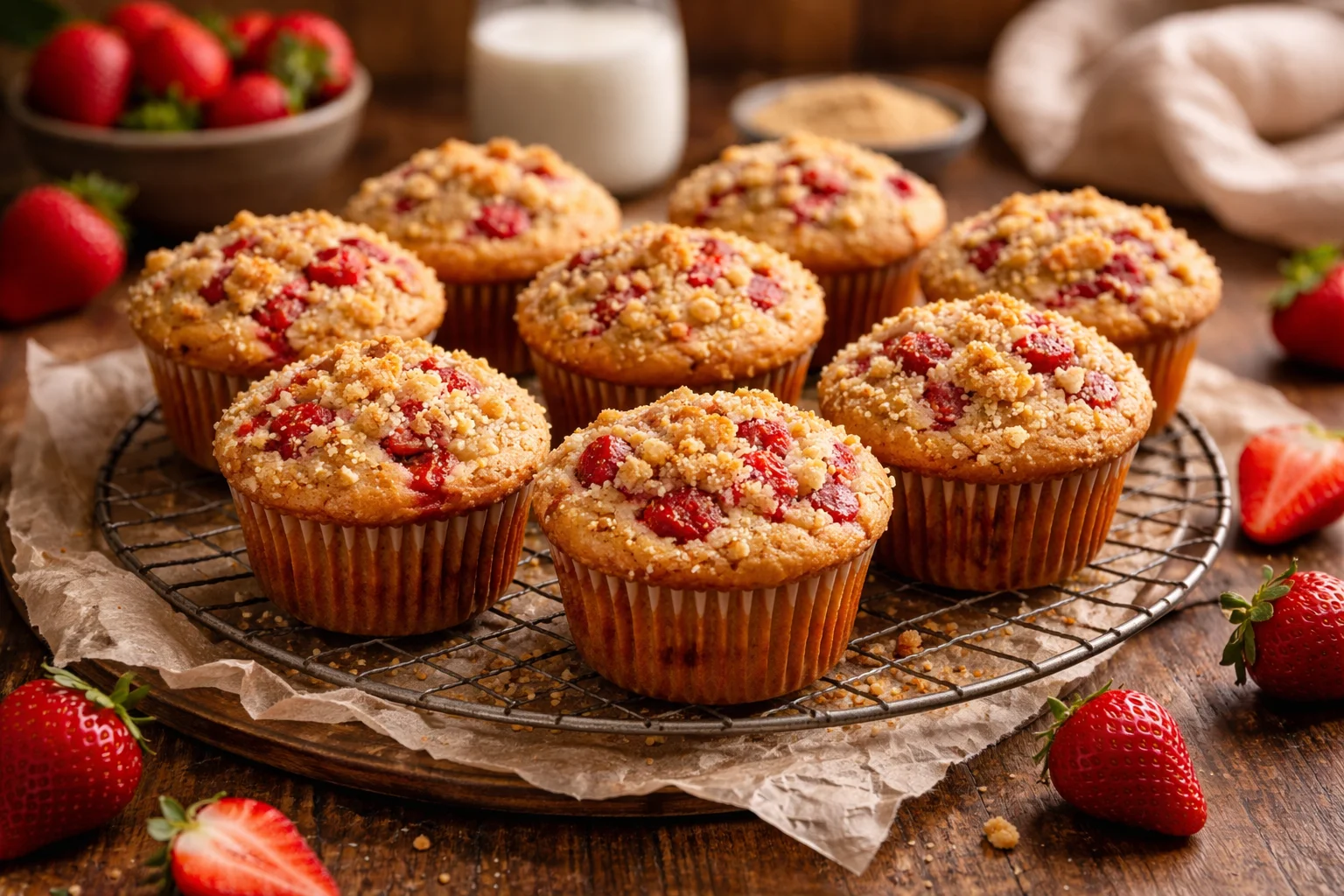 Deliciously Easy Gluten-Free Strawberry Muffins for Everyone! 2 Gluten-Free Strawberry Muffins