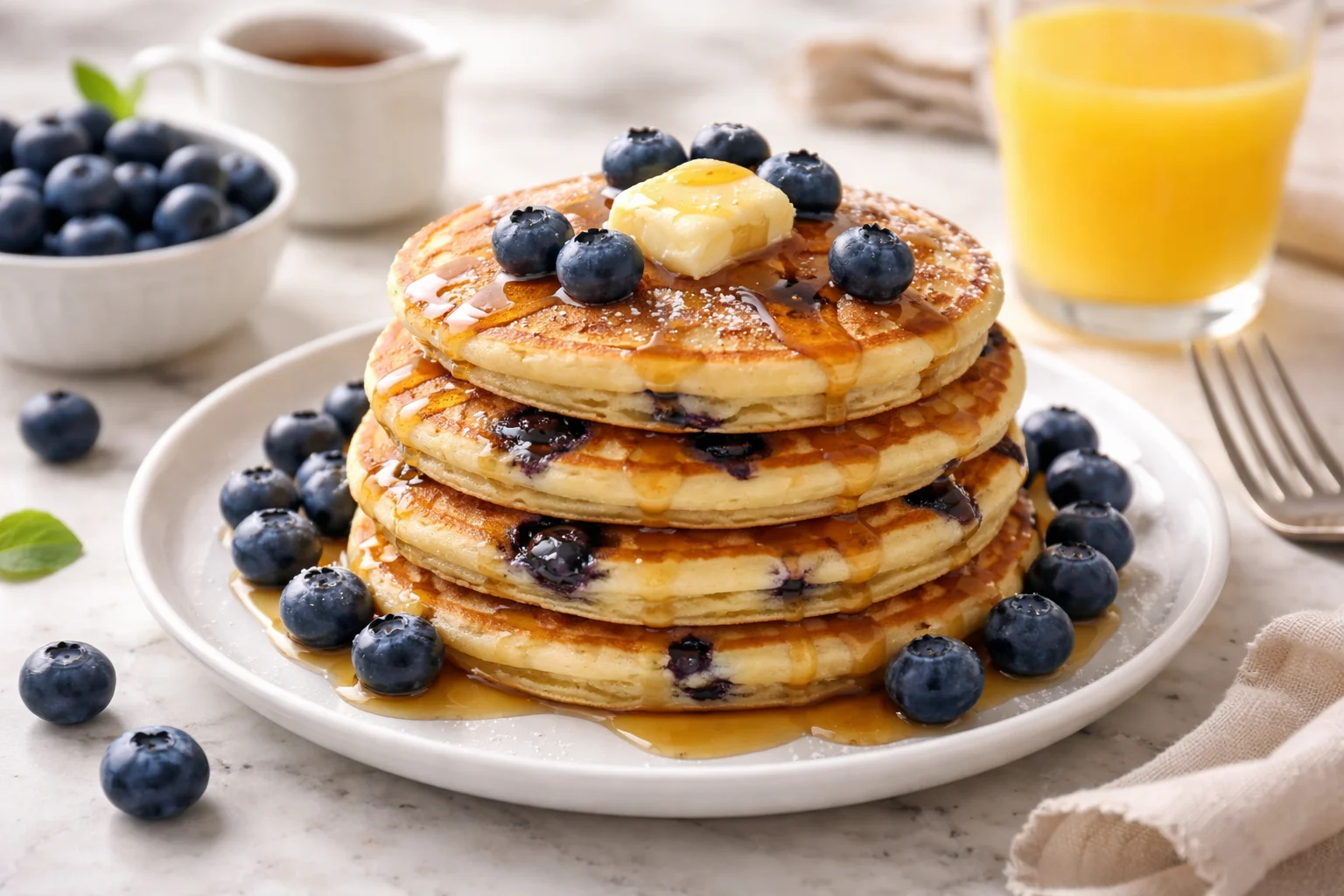 Deliciously Fluffy Gluten-Free Blueberry Pancakes You'll Love! 2 Gluten-Free Blueberry Pancakes