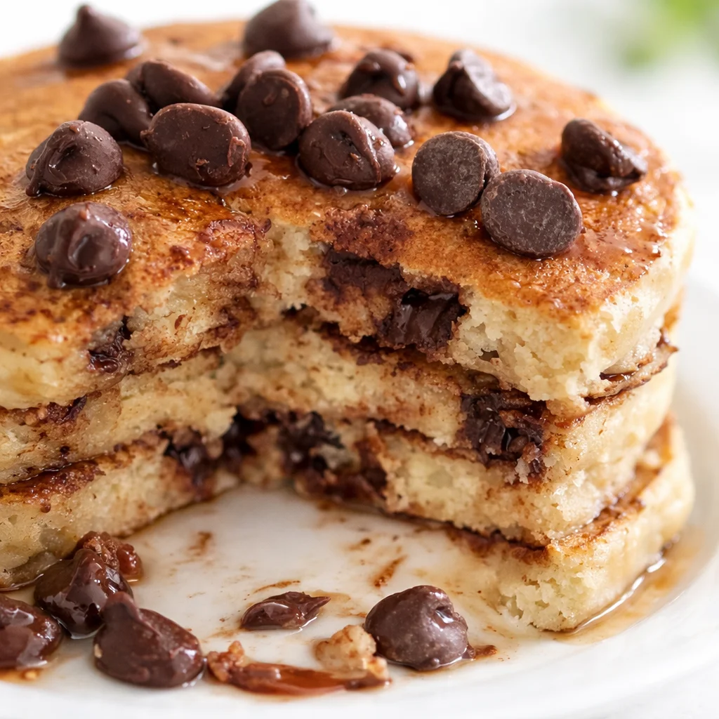 Deliciously Fluffy Gluten-Free Buttermilk Chocolate Chip Pancakes
