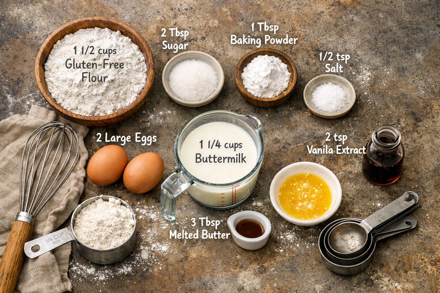 Fluffy Gluten-Free Buttermilk Vanilla Pancakes You'll Love 3 Fluffy Gluten-Free Buttermilk Vanilla Pancakes You'll Love